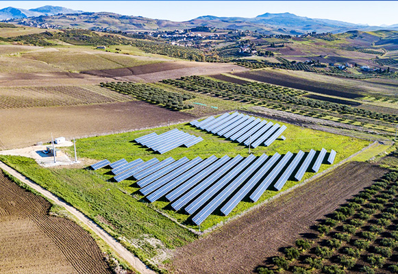 planta de energía solar